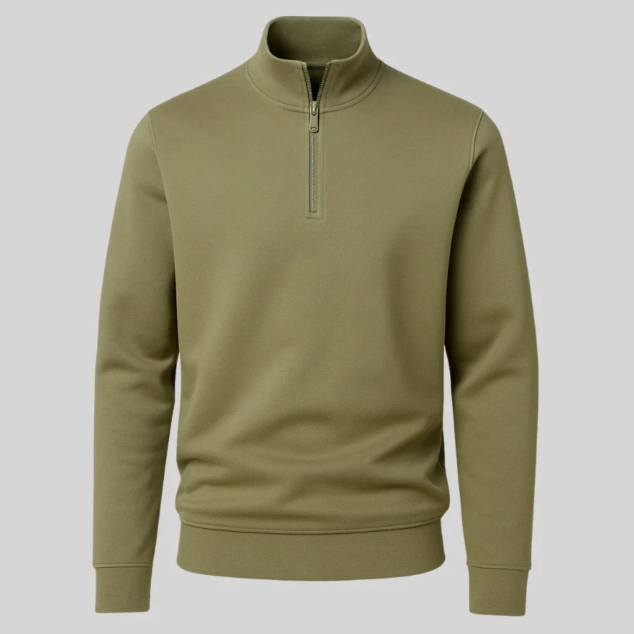 Zip-Neck Pullover